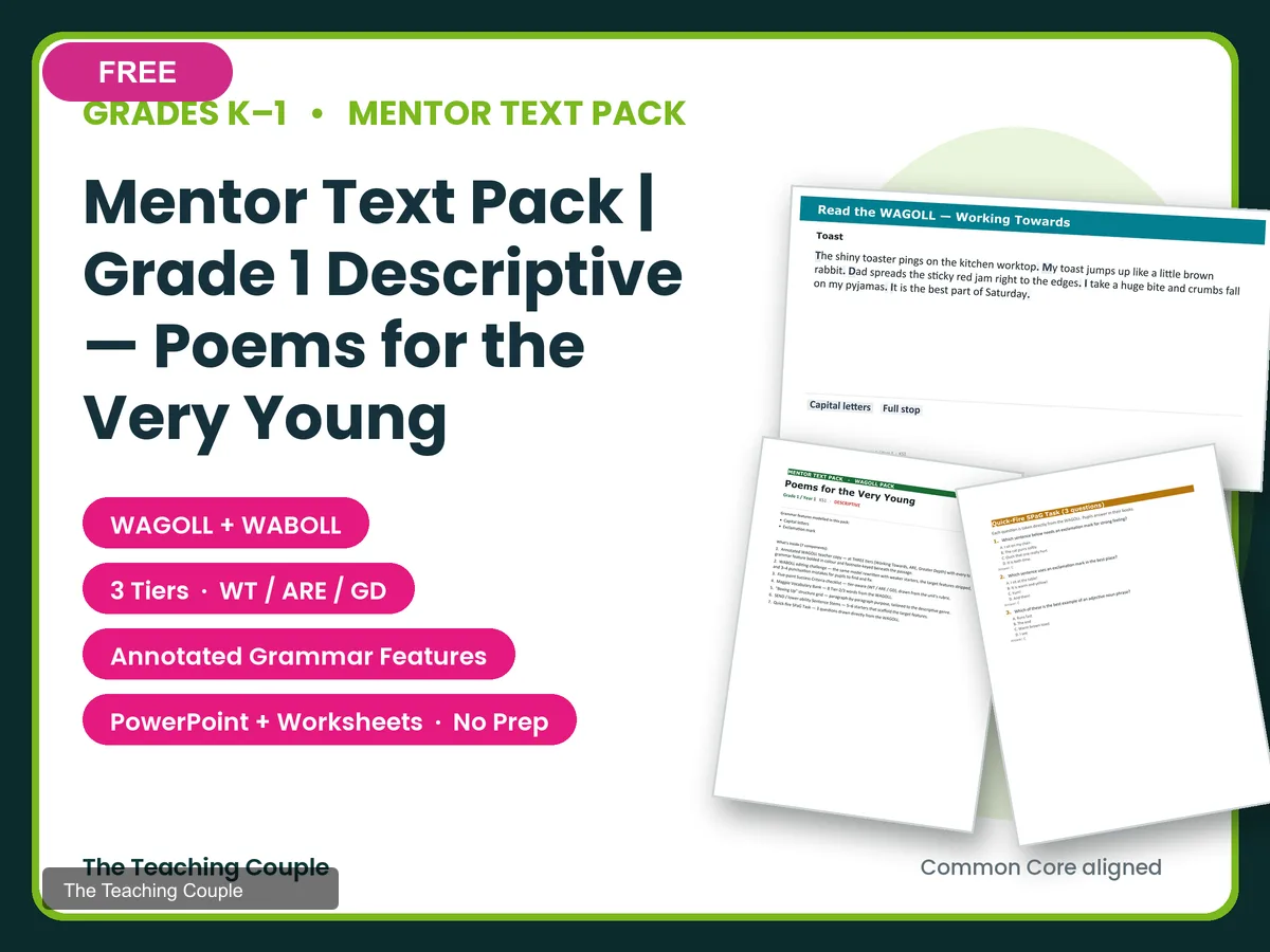 Cover of The Poetry Teaching Starter Pack