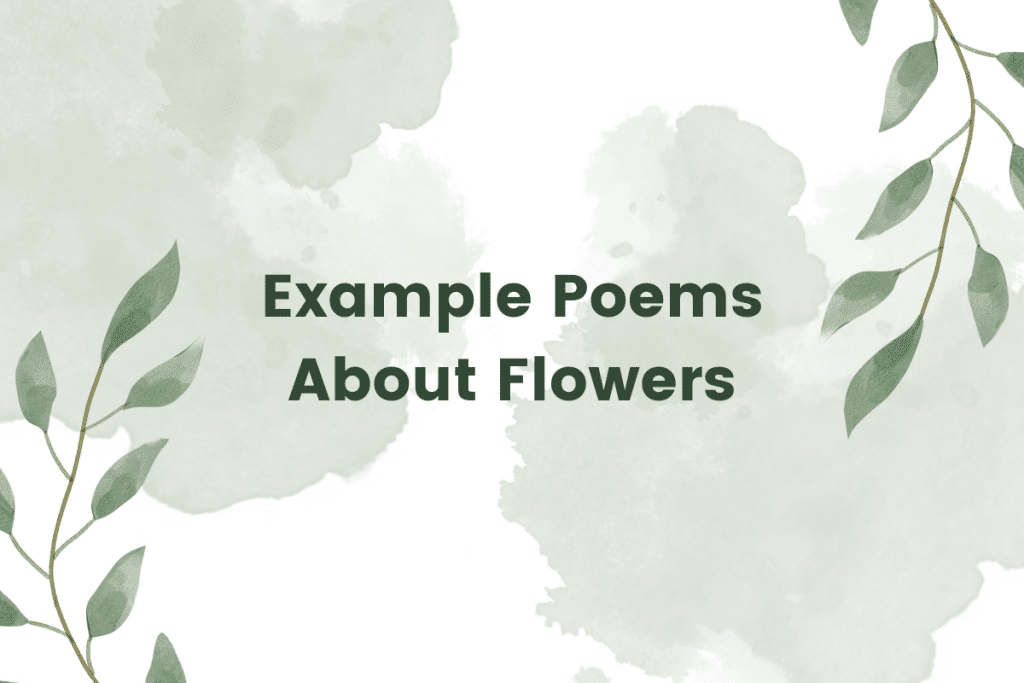 30 Poems About Flowers The Teaching Couple