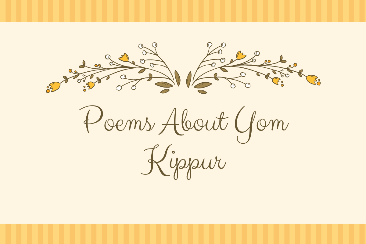 Poems About Yom Kippur