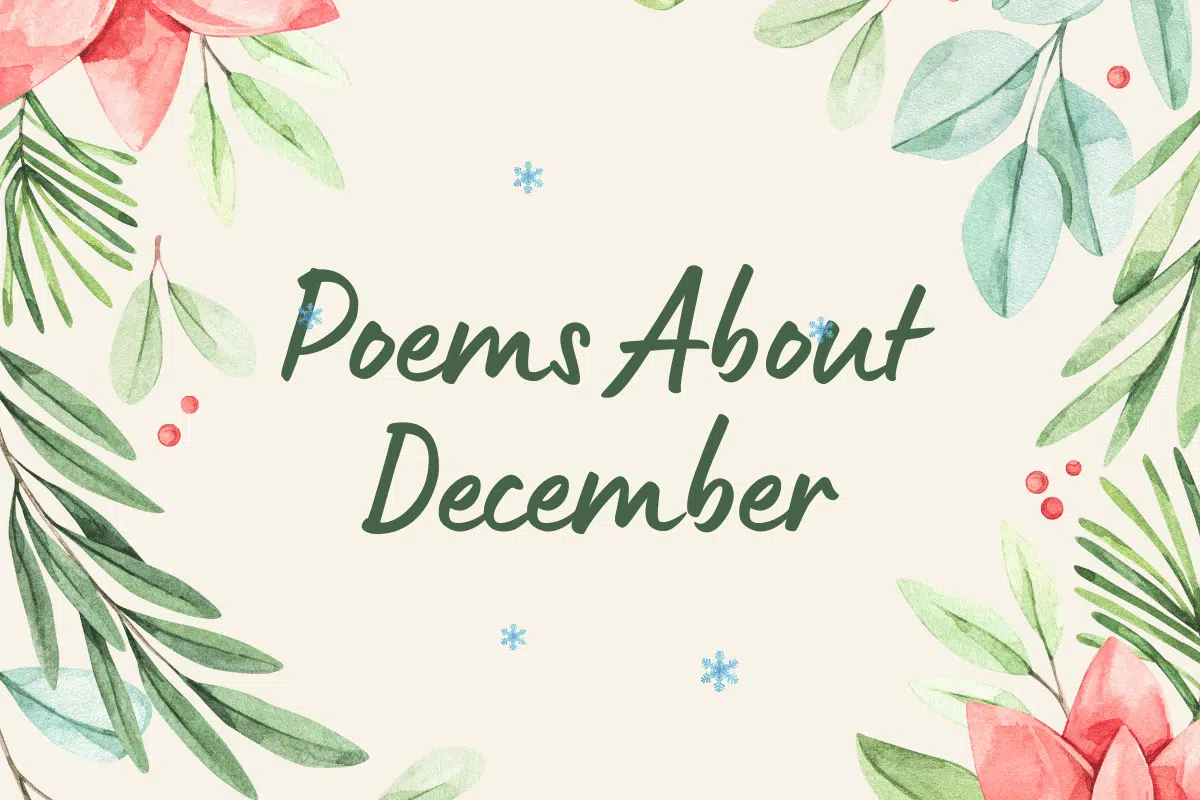 30 Poems About December - The Teaching Couple