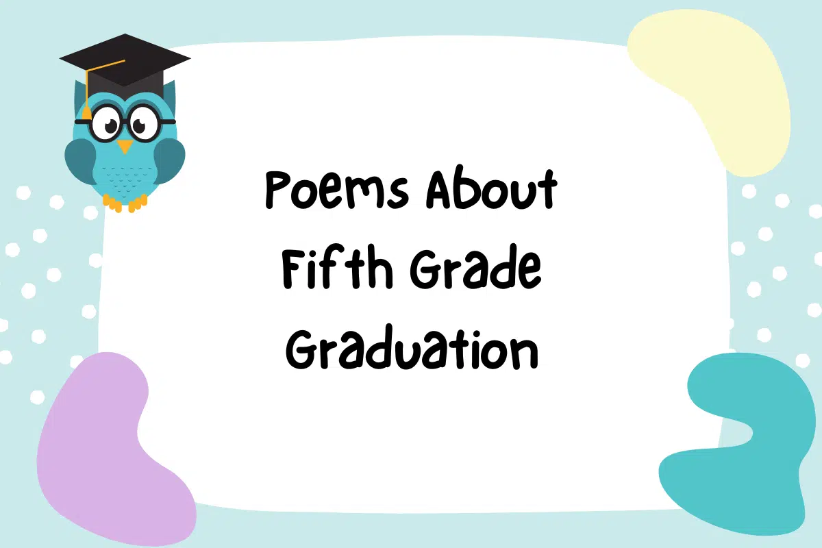 Poems About Fifth Grade Graduation