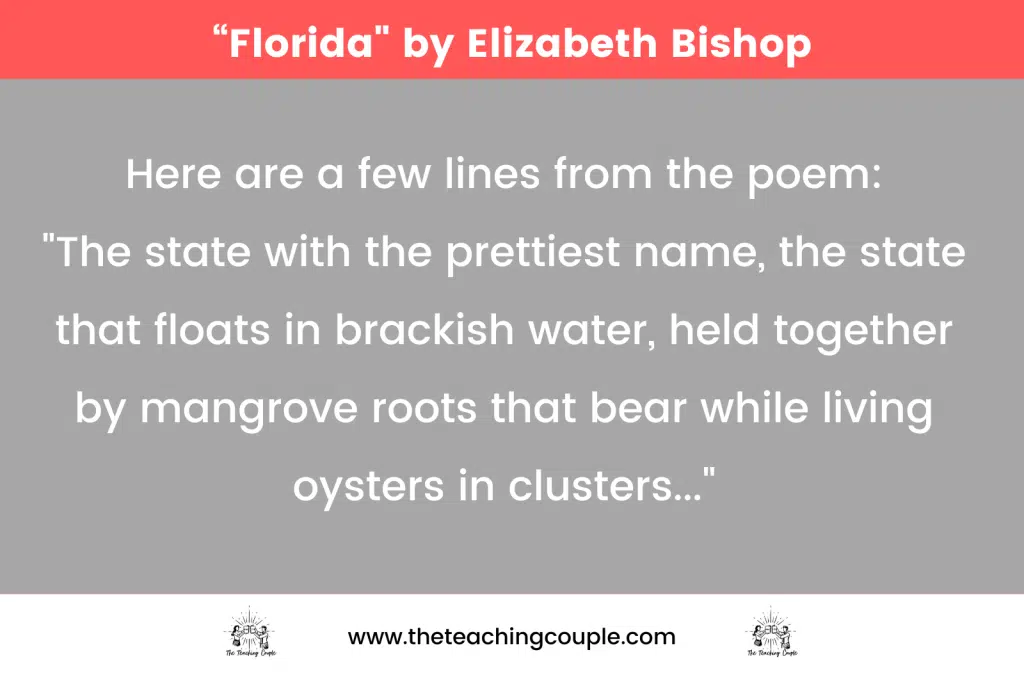 “Florida" by Elizabeth Bishop