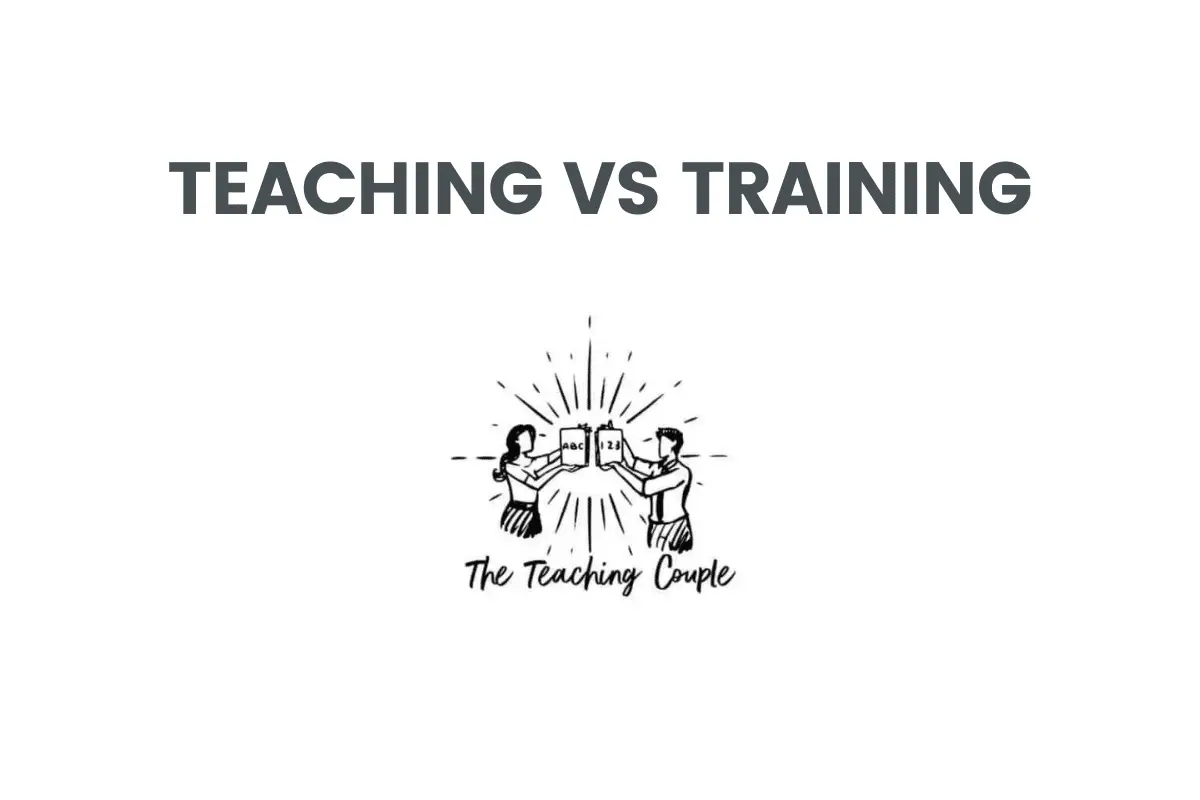 Teaching Vs Training