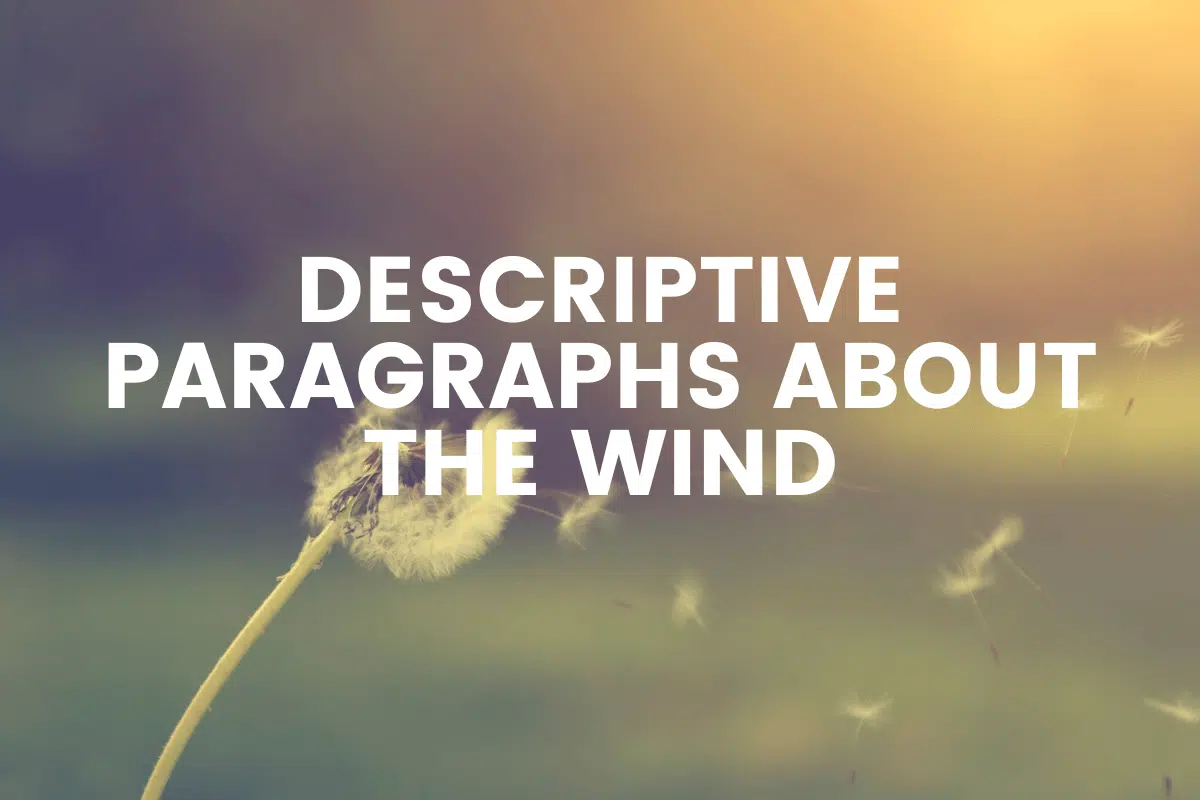 Descriptive Paragraphs About The Wind
