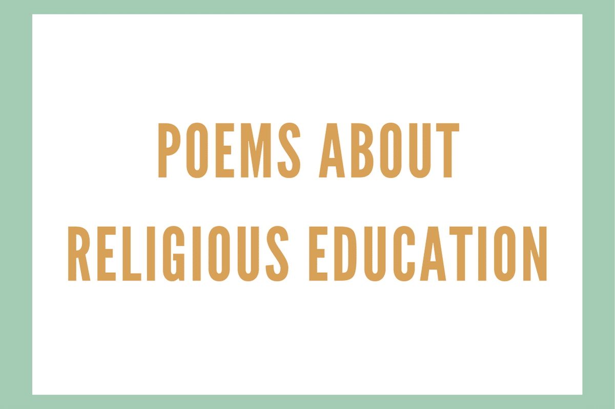 Poems About Religious Education