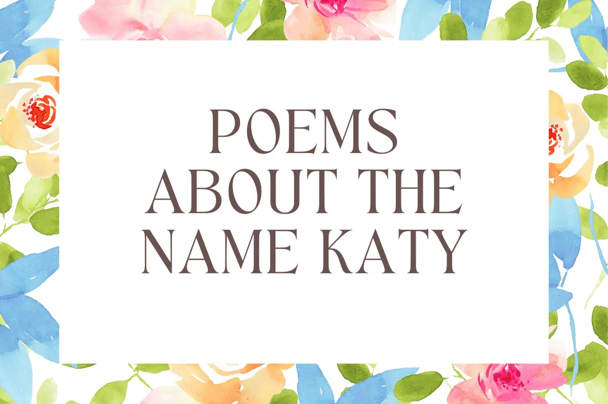 Poems About The Name Katy