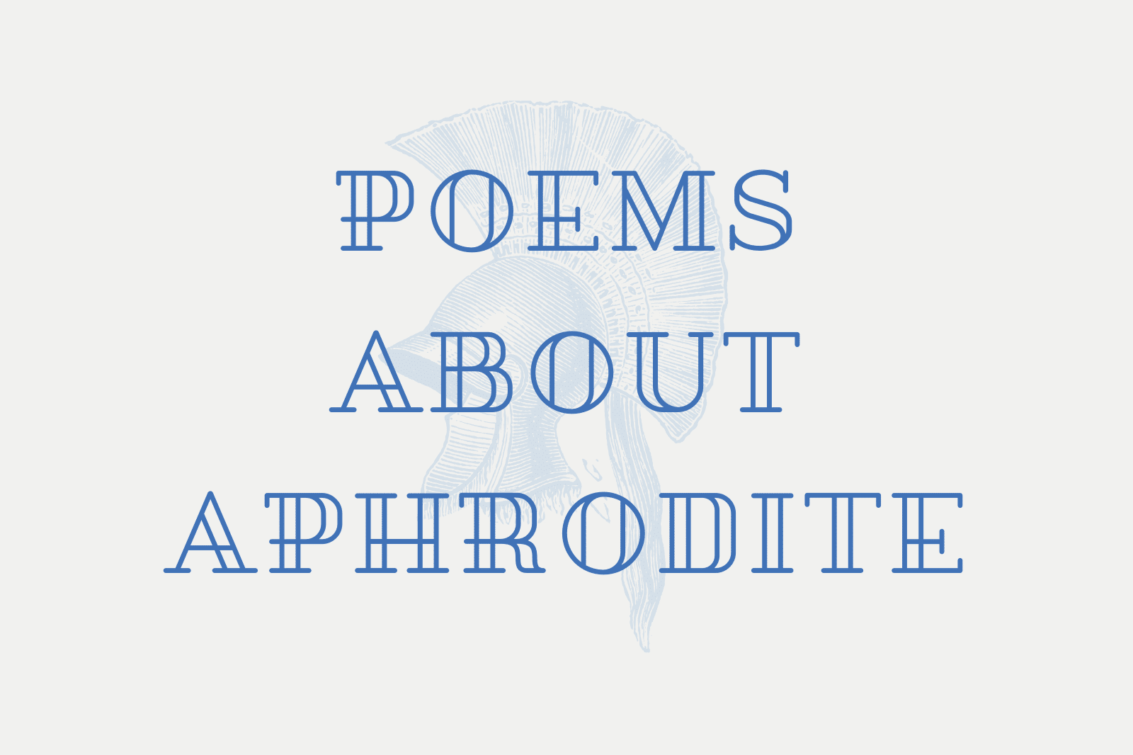 Poems About Aphrodite