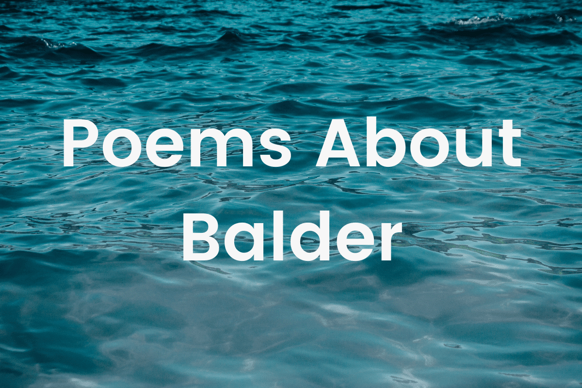 Poems About Balder