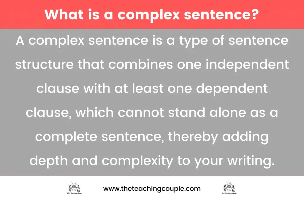 complex sentence
