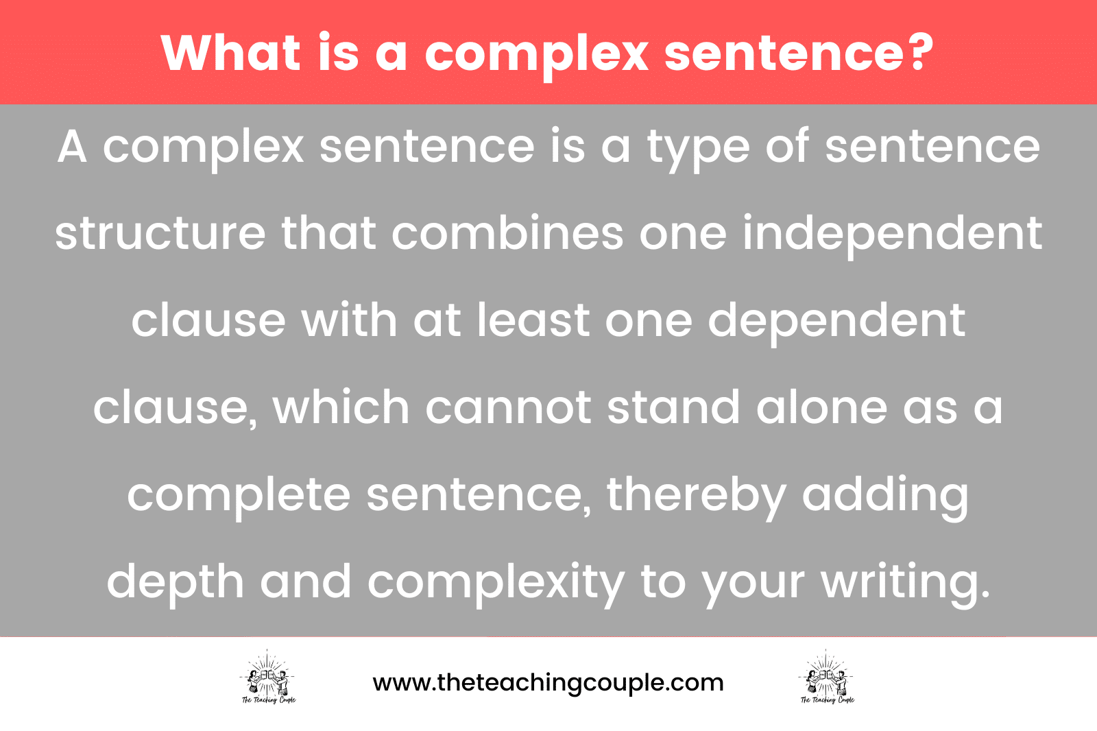 Explained: The 4 Types of Sentences - The Teaching Couple