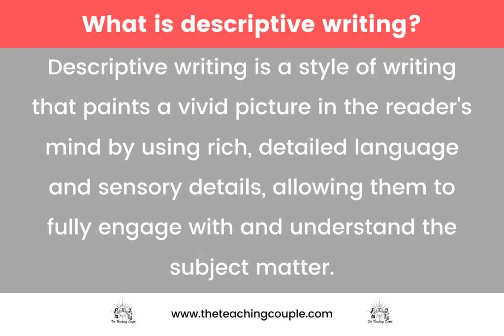 descriptive writing