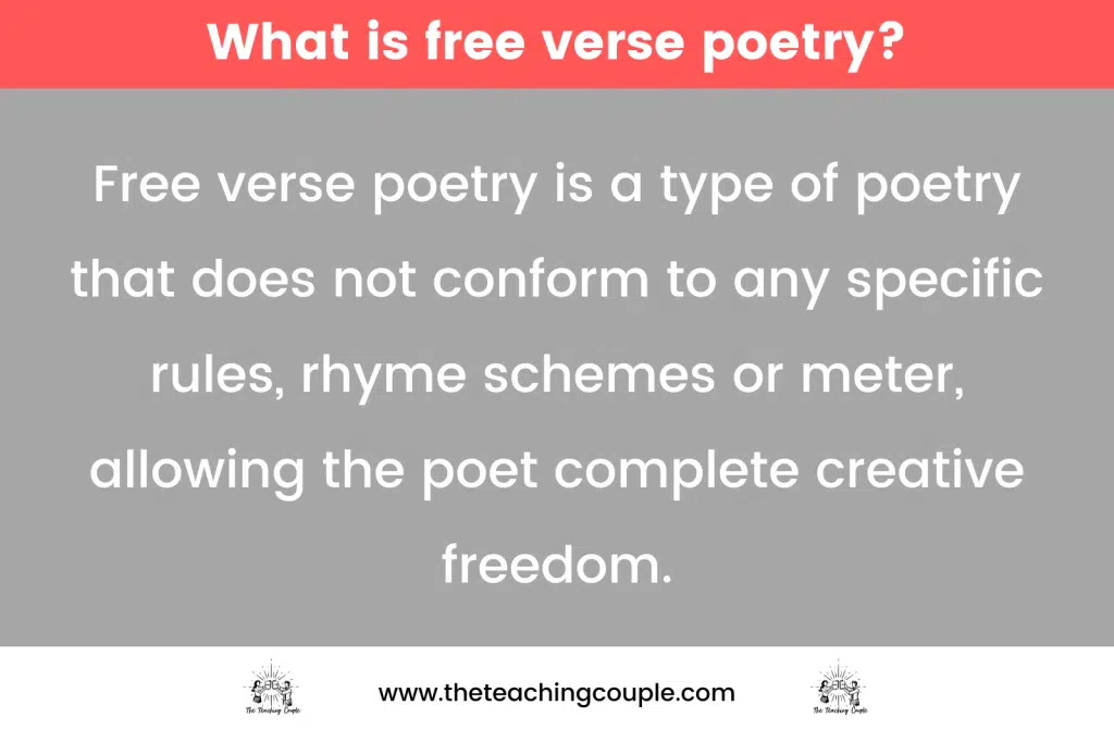free verse poems