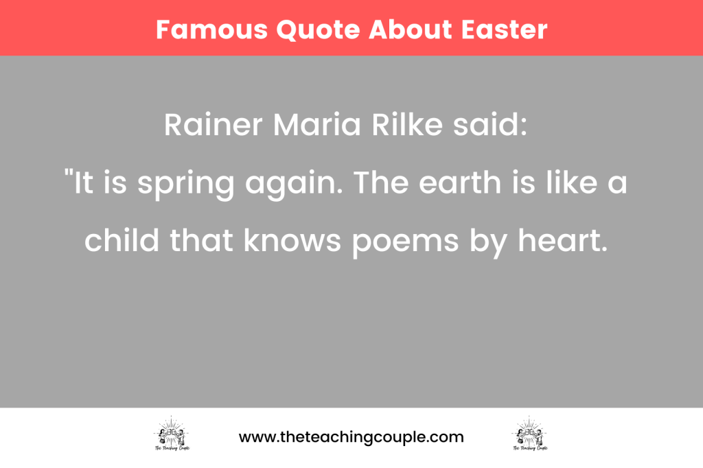 Famous quote about easter