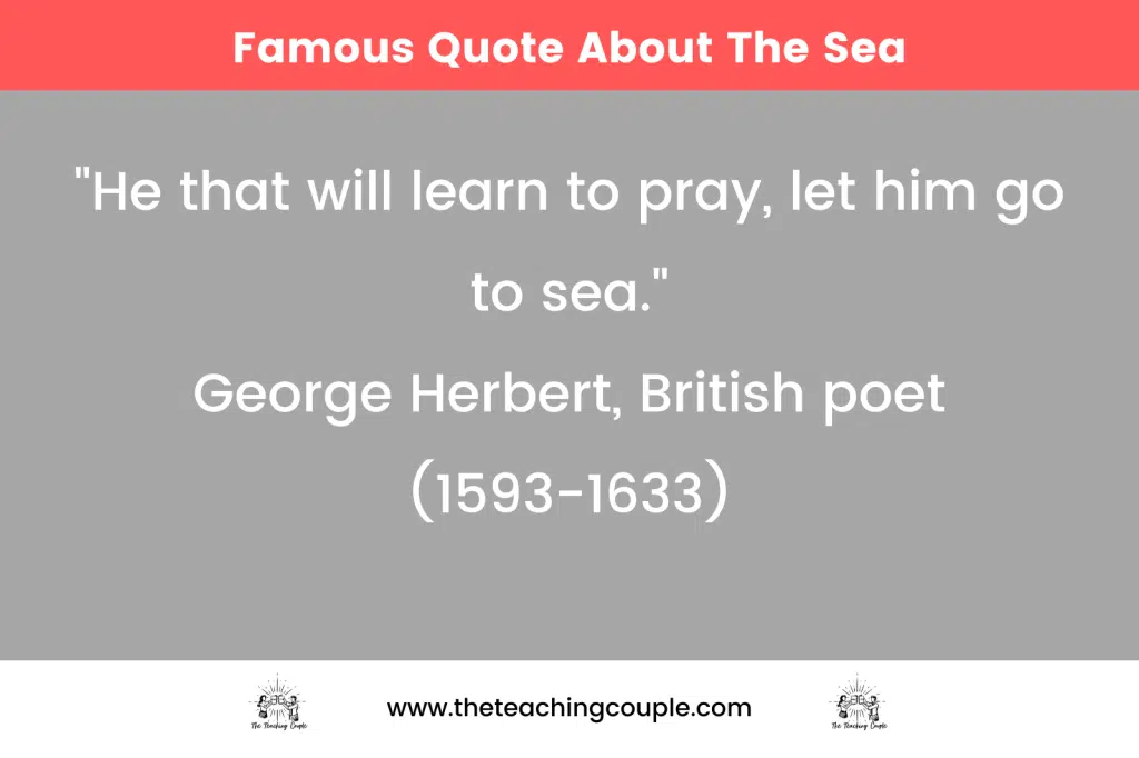 Famous Quote About The Sea
