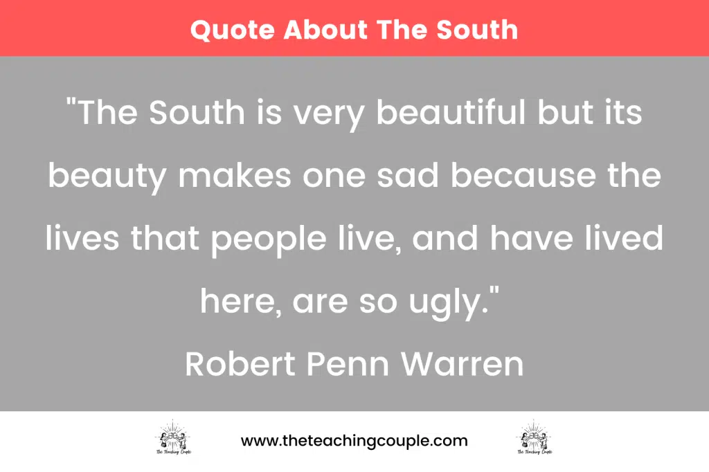 Quote About The South