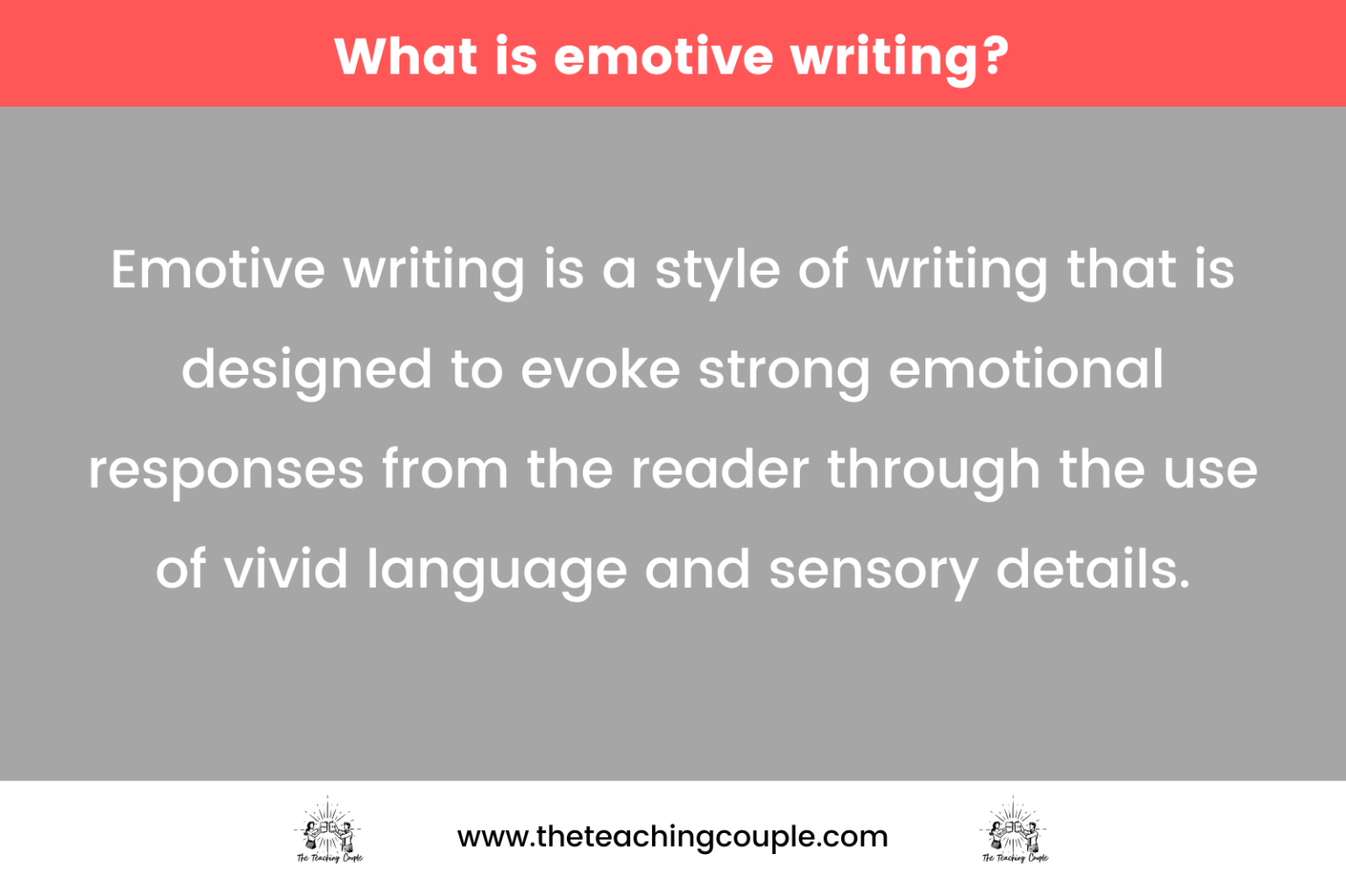 Five Examples of Emotive Writing For Year Six - The Teaching Couple