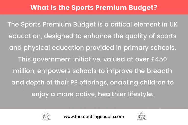 What Is The Sports Premium Budget For Schools? The Teaching Couple