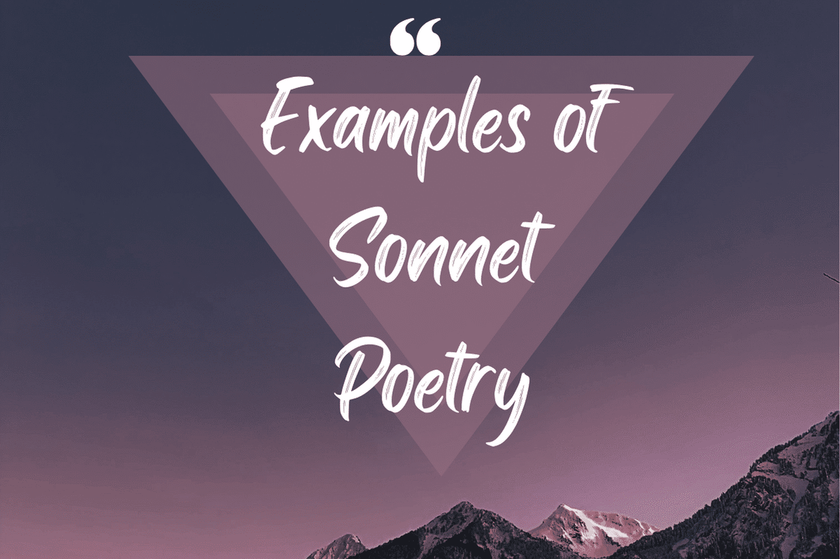 Examples of Sonnet Poetry