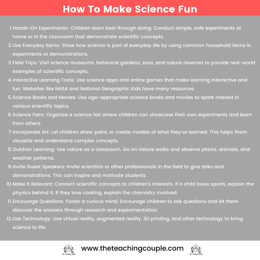 How To Make Science Fun
