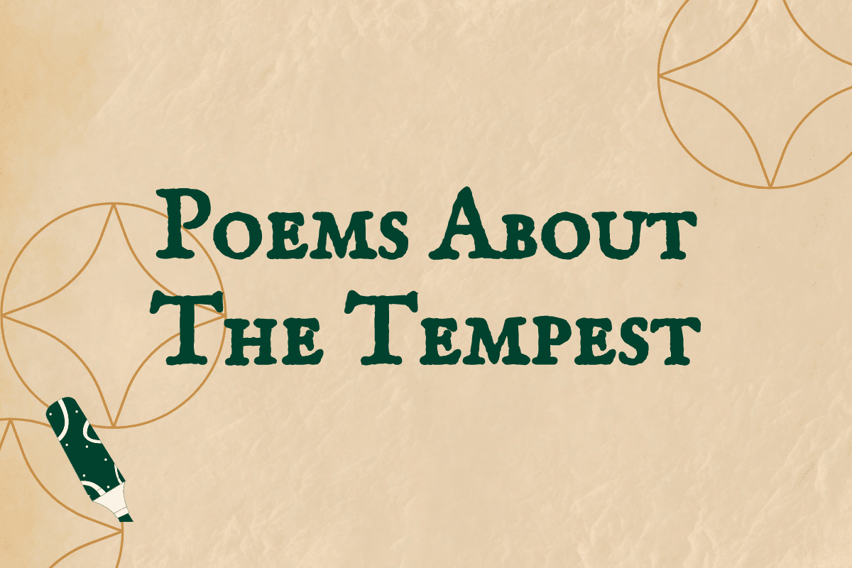 Poems About The Tempest