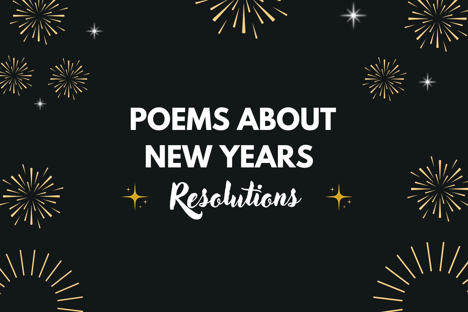 poems about new years Resolutions