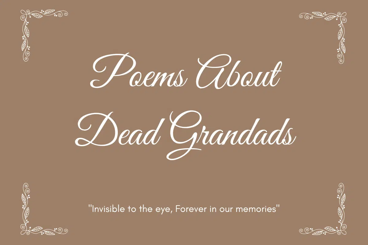 Poems About Dead Grandads